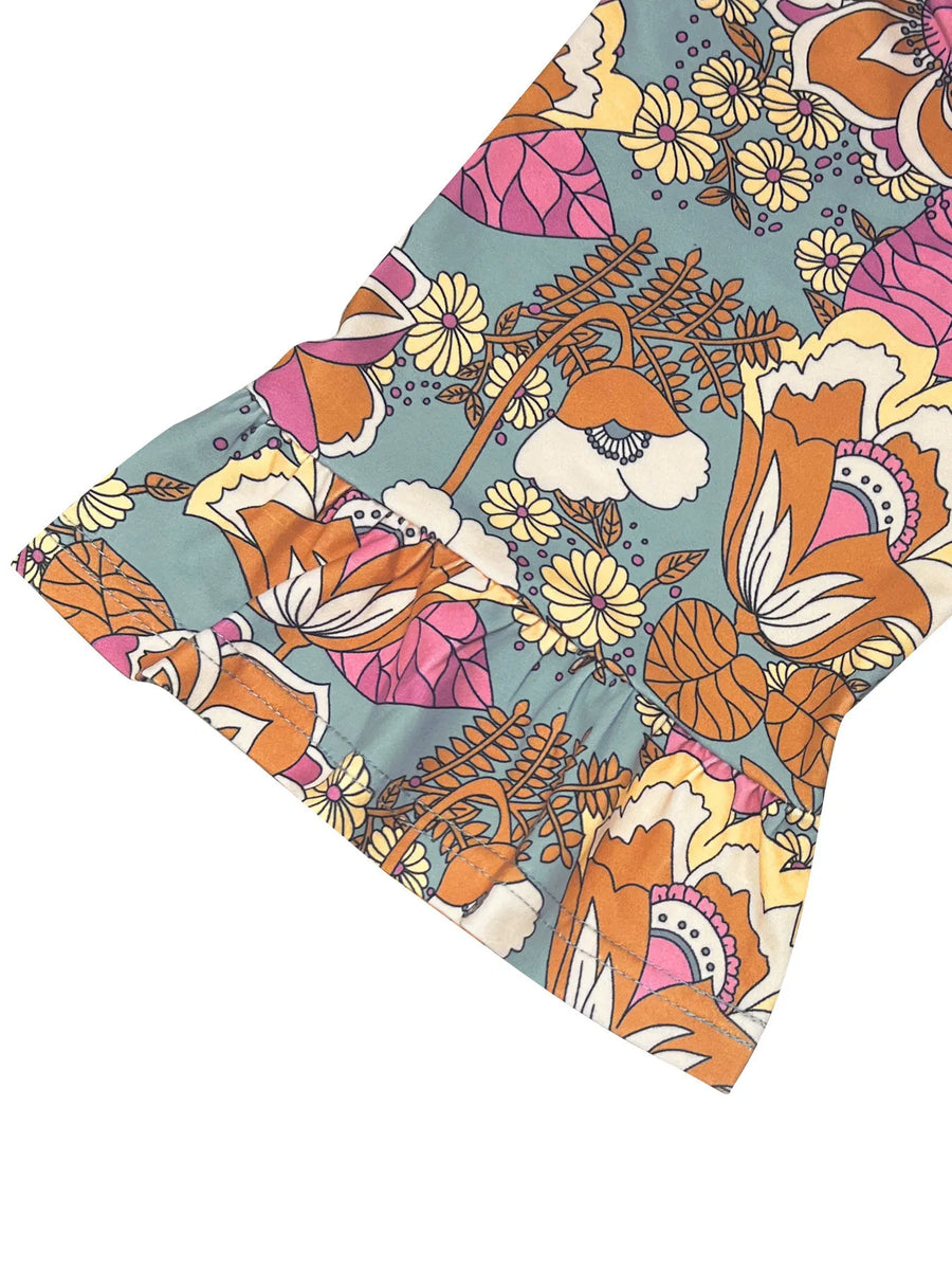 Margot Printed Tiered Dress