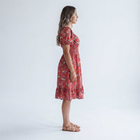 Nashville Crimson Midi Dress