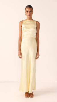 Sia Maxi Dress - Yellow