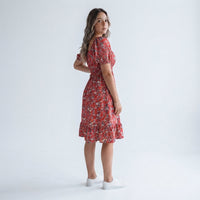 Nashville Crimson Midi Dress