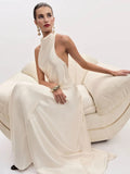Roy Satin Bridal Wedding Dress Fior Di Latte 4