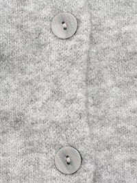 Crew Neck Button Down Cardigan