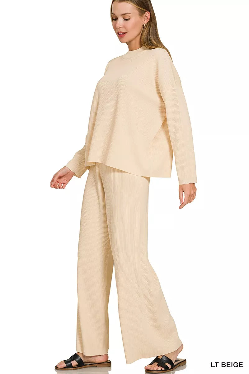 Sweater Top & Pants Set