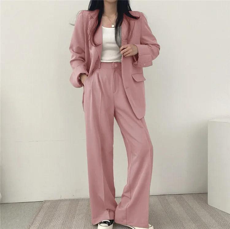 Monika | Women's Long Sleeve Classic Fit Casual Blazer Set