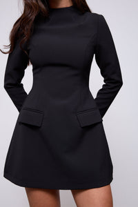 Split Sleeve Mini Dress