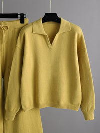 Margot Creamy Knit Two-Piece Set