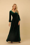 Dark Velvet Dress Bridesmaid Dress Wedding Guest Dress Low Back Dress V Neck Dress Evening Dress Formal Dress Etsy