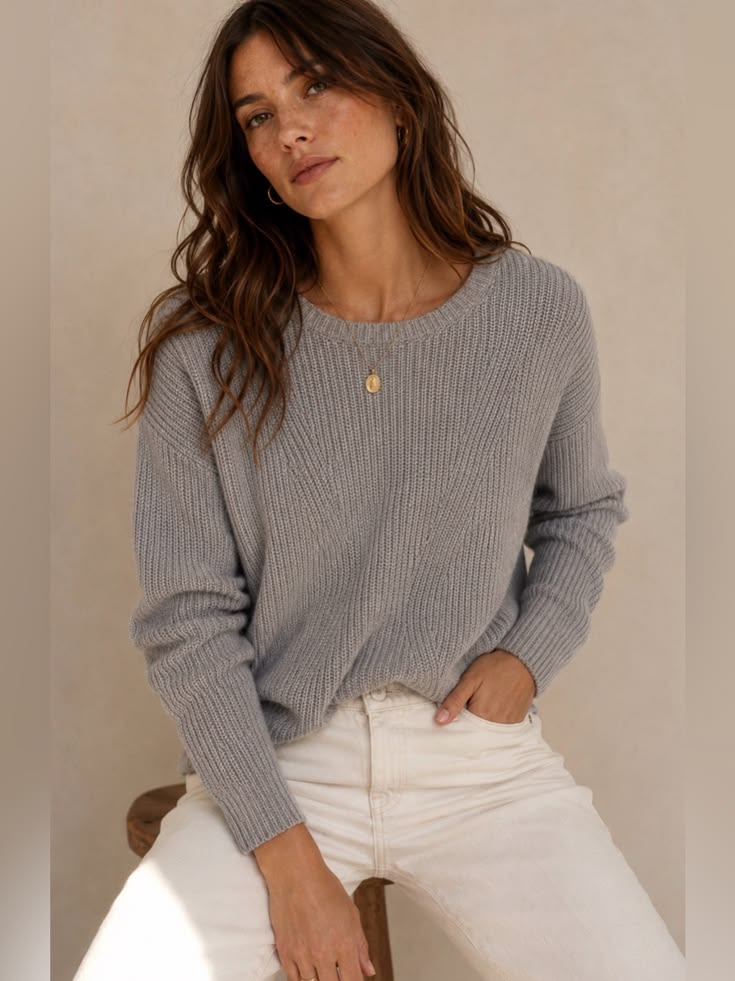 Margot Ribbed Knit Sweater