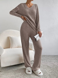 Celeste Ribbed Knit Two-Piece Set
