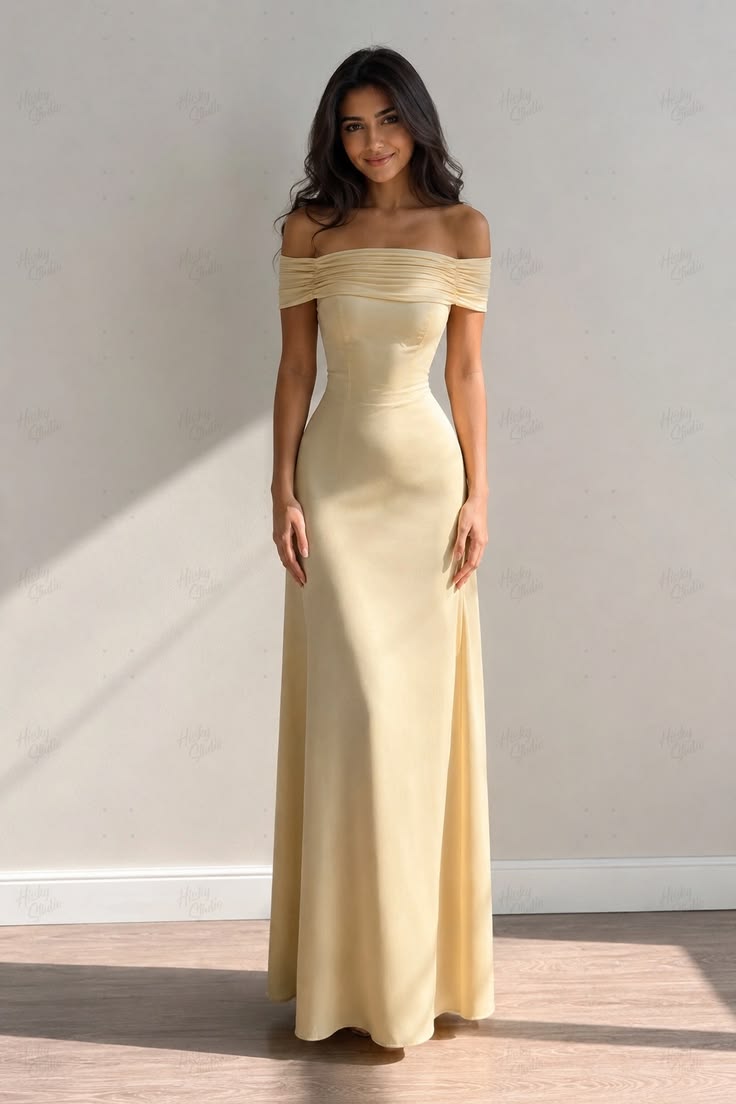 Fitted Long Skirt Formal Dress