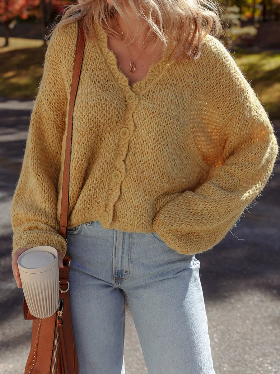 Ophelia Scallop Cardigan