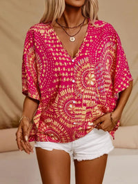 Margot Printed Tiered Dress
