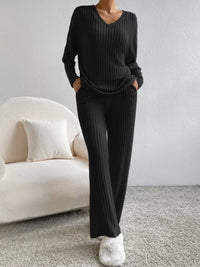 Celeste Ribbed Knit Two-Piece Set