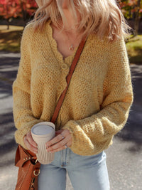 Ophelia Scallop Cardigan