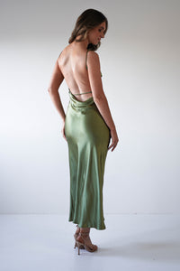 Bayleigh Satin Maxi Dress