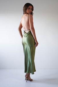 Bayleigh Satin Maxi Dress