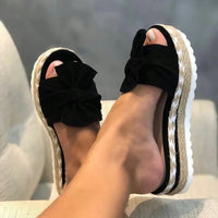 Gabriela | Women's Spring Slip-On Platform Sandals with Bow