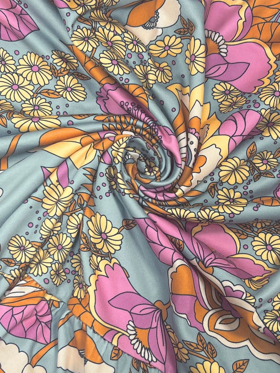 Margot Printed Tiered Dress