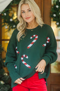 Sweet Tooth Candy Canes Sweater