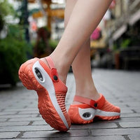 Women's Orthopaedic Knitted Mesh Slingback Air Cushion Sandals