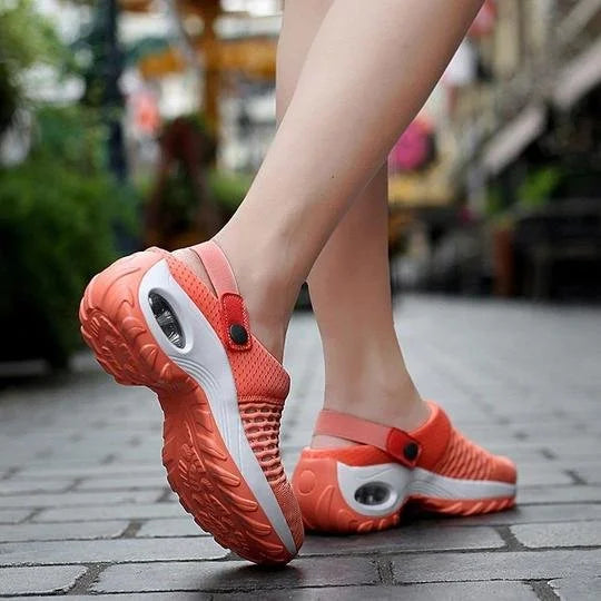 Women's Orthopaedic Knitted Mesh Slingback Air Cushion Sandals