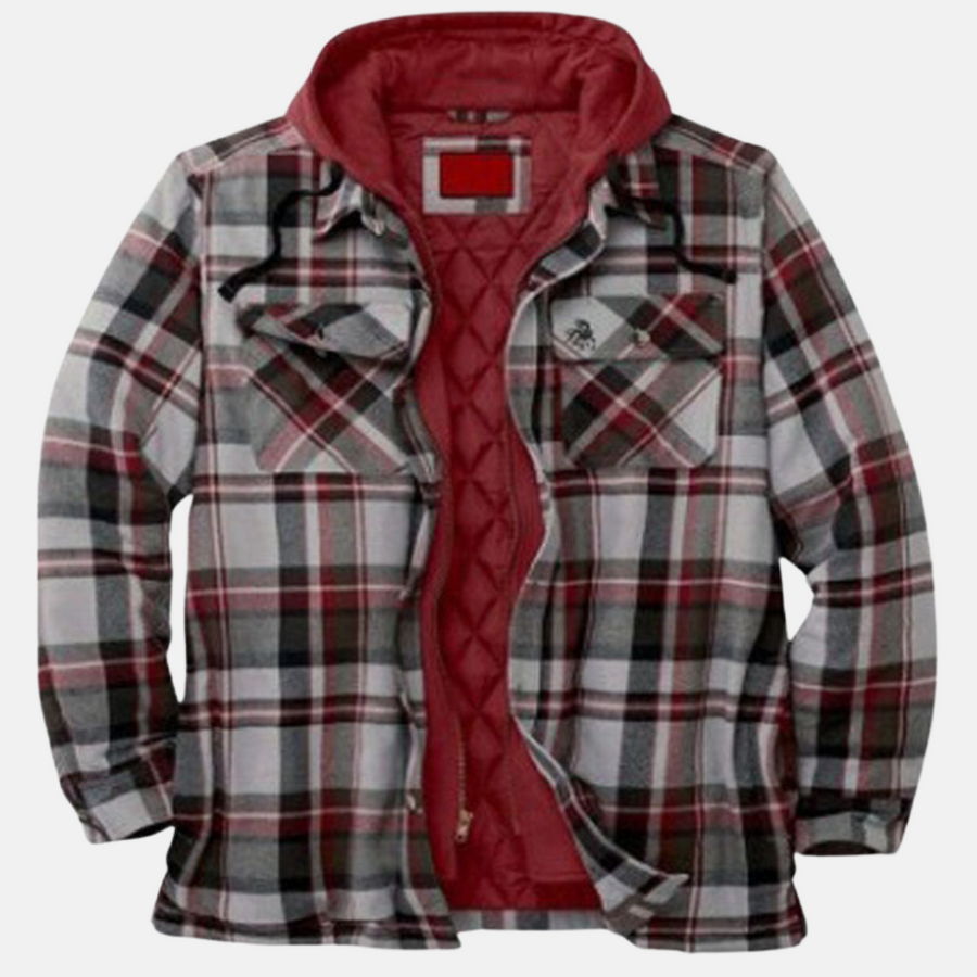 Erich | Men's Casual Warm Plaid Button Jacket