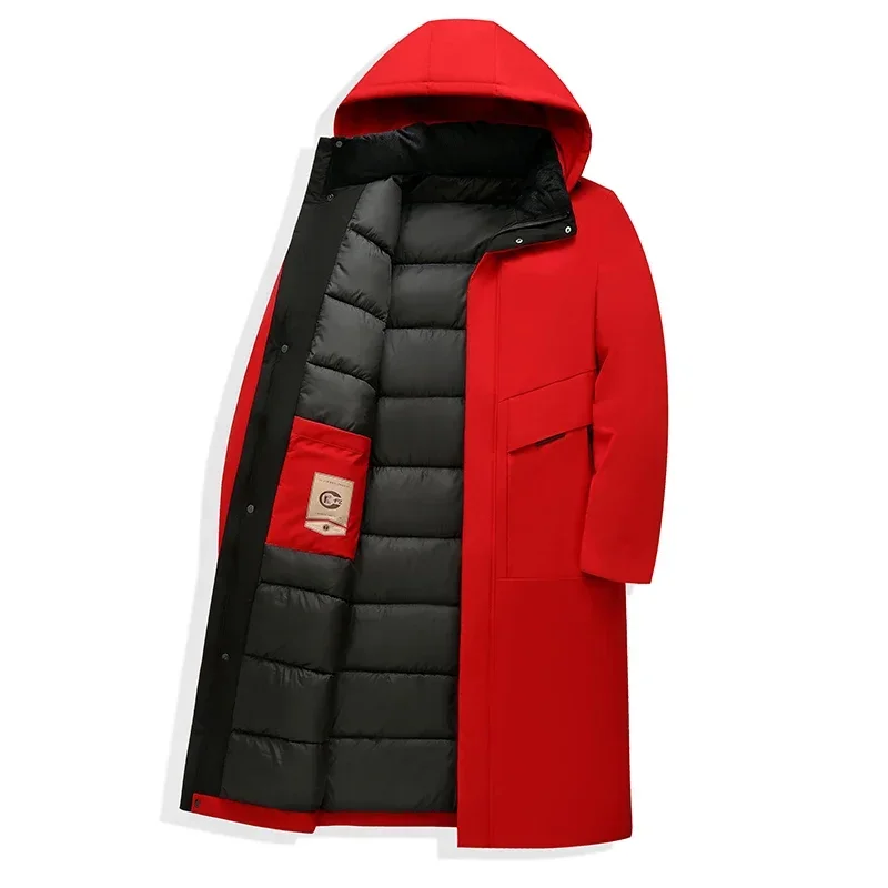 John | Men's Long Hooded Warm Winter Coat