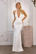 Amoris T720W Pleated Mermaid Long Bridal Wedding Dress