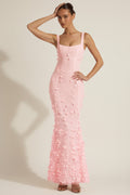 Celestine Appliqué Corset Gown