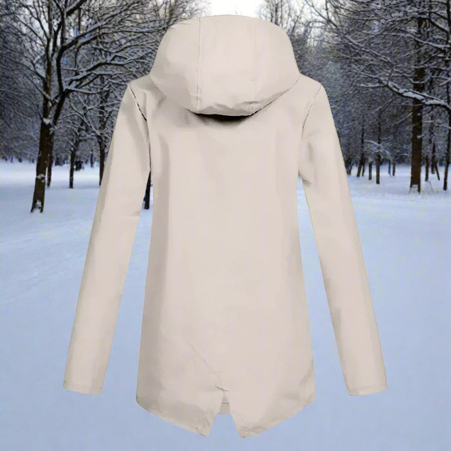 Clarimonde | Women's Hooded Anorak with Snap Pockets