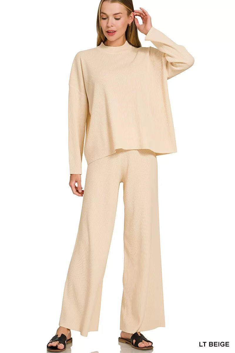 Sweater Top & Pants Set