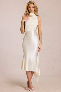 LIV | PLEATED MIDI DRESS