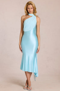 Juliana | Pleated V Midi Dress