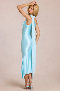 Juliana | Pleated V Midi Dress