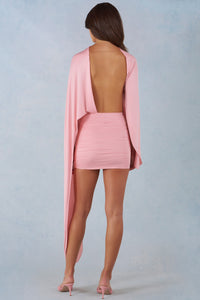 Lida Draped Cape Mini Dress