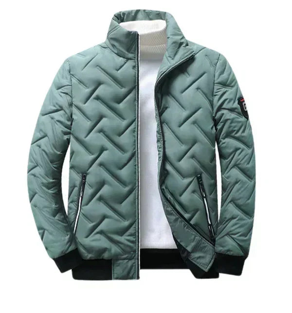 Theo | Men's Lined Stand Collar Jacket