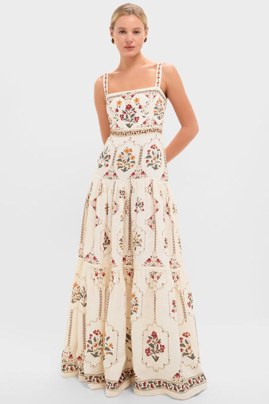 Giselle Burgundy Maxi Dress
