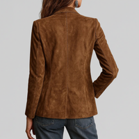 Nolwenn | Women's Relaxed Blazer with Notch Lapel and Flap Pockets