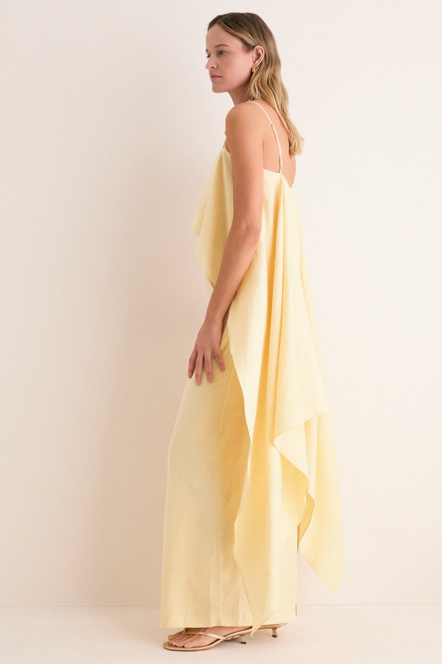 Valencia Linen Midi Dress