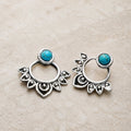 Exquisite Turquoise Drop Earrings