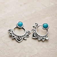 Exquisite Turquoise Drop Earrings
