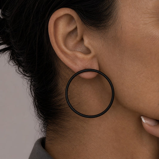 Refined Hollow Circle Earrings