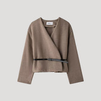 Elsa | Women's Spring Belted Wrap Jacket