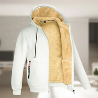 Men's Warm Hooded Zip Winter Jacket