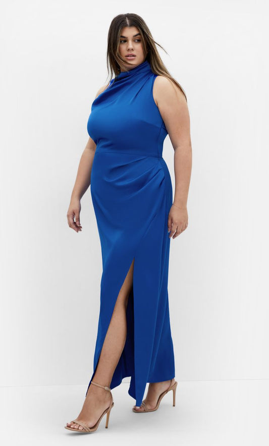 Plus Modern Darling Maxi Dress Blue, 24