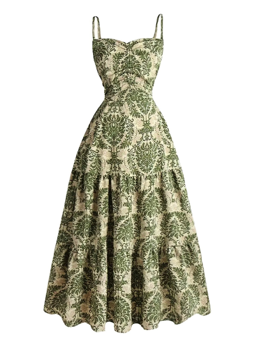 Pia Damask A-Line Dress