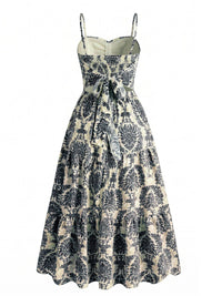 Pia Damask A-Line Dress