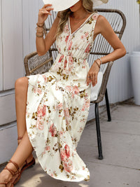 Rosalie Tiered Boho Dress in Ivory