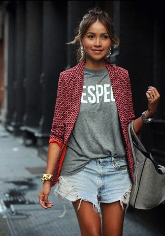 Aksinya | Women's Red Plaid Jacket