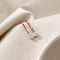 Polished Pierced Drop Earrings